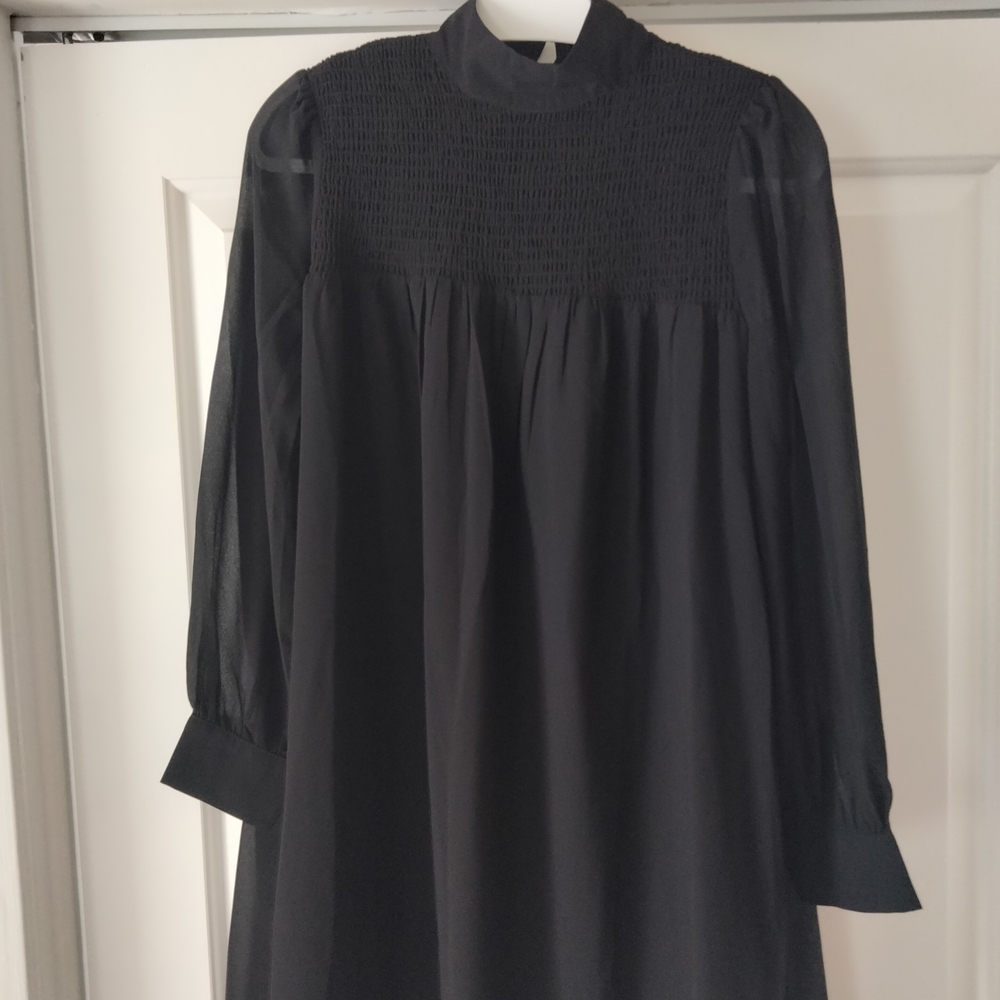 Sugarlips Black Long Sleeve Dress